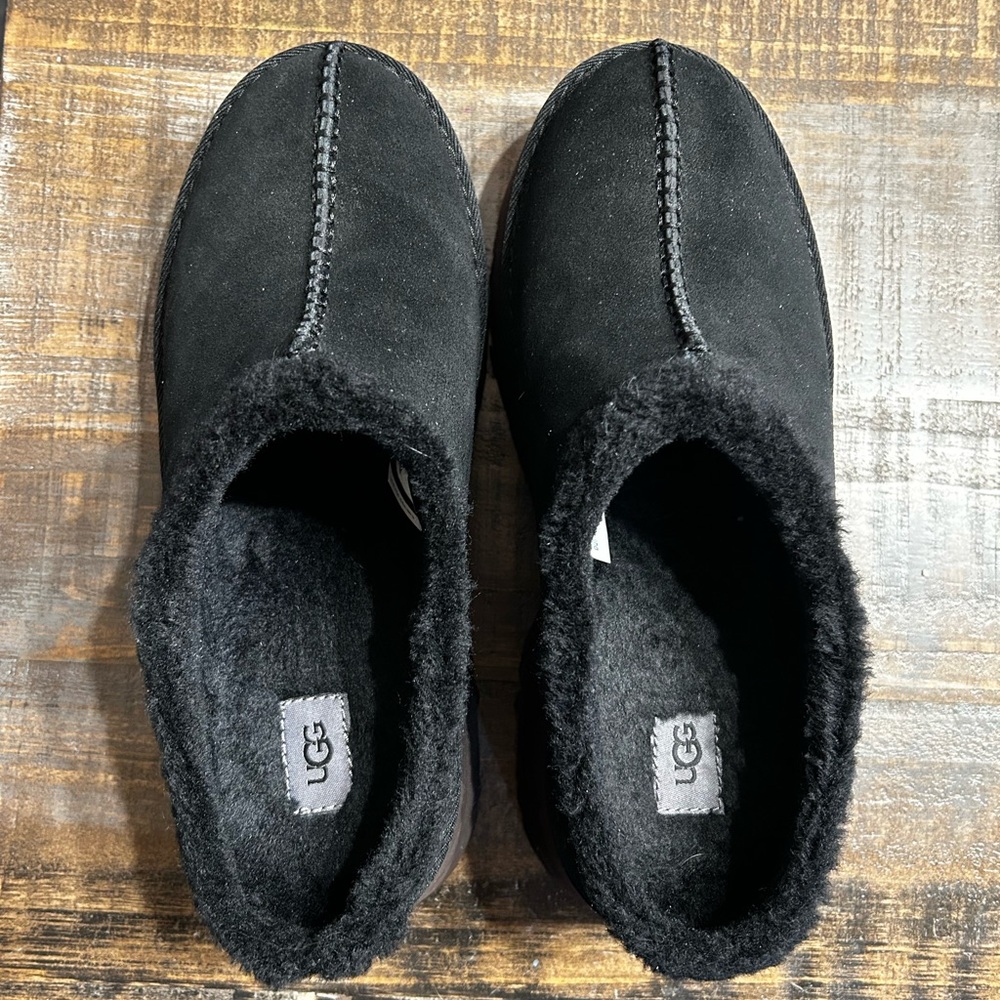 UGG Black Suede Mules